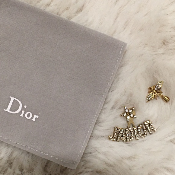 Dior Bee & Pearl Earrings - Picture 1 of 3